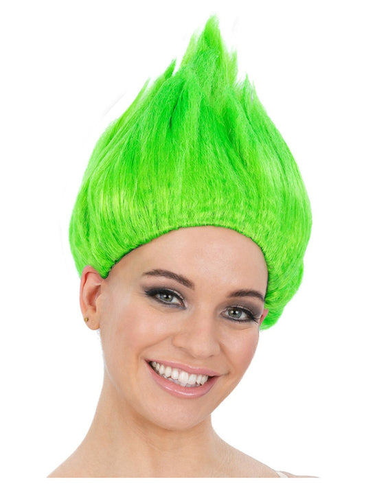 90's Troll Wig Green
