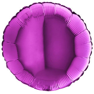 Plain Round Purple 18" Balloon