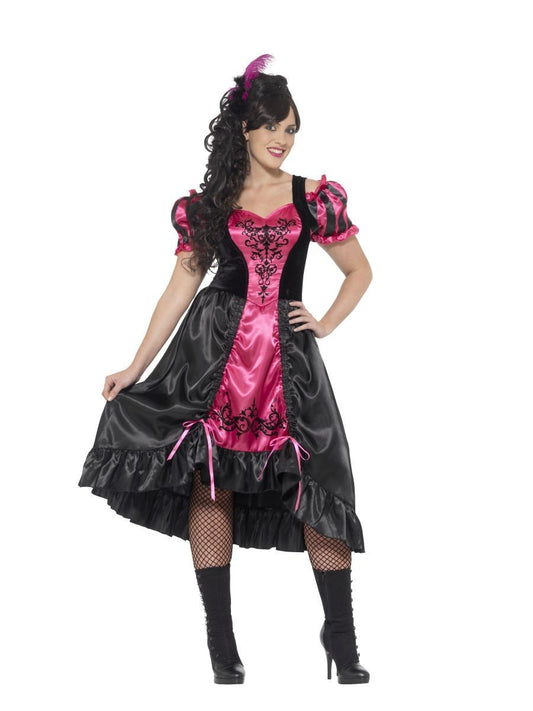 Sassy Saloon Girl Plus Size Costume
