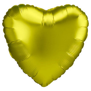 Plain Heart Yellow/ Gold/ Rose 18" Balloon