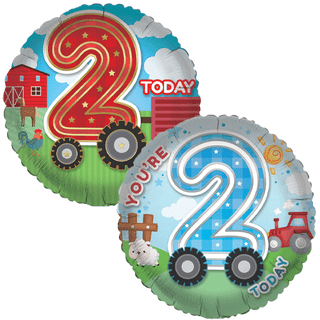 Age 2 Character 18" Foil Balloon