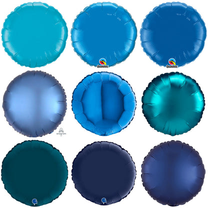 Plain Round Dark Blue 18" Balloon