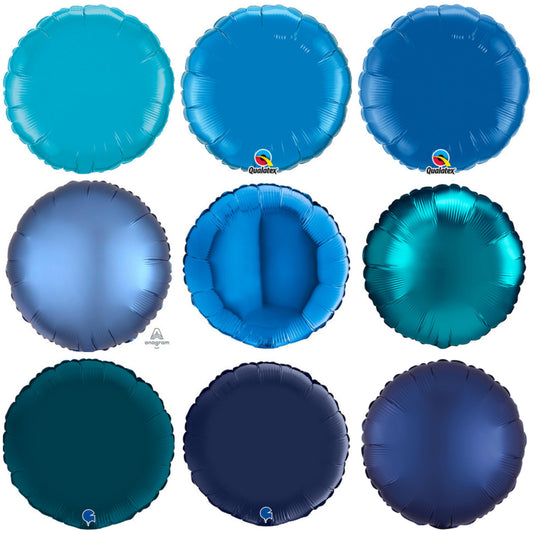 Plain Round Dark Blue 18" Balloon