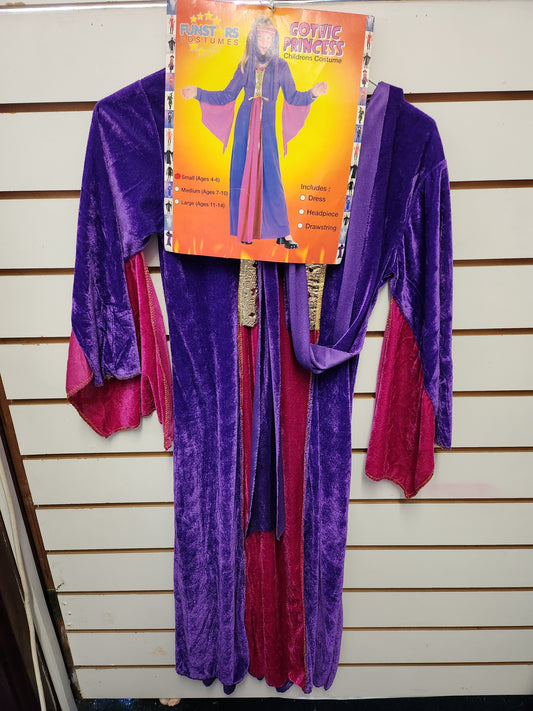 Gothic Purple Princess Child Costume 4-6