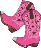Cowboy Boots Pink Supershape Balloon