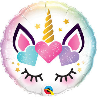 Unicorn Lashes 18" Foil Balloon