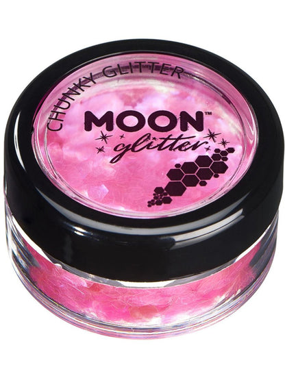 Moon Creations Face and Body Glitter Iridescent Chunky Pot