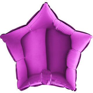 Plain Purple Star 20" Balloon