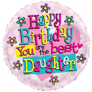 Best Daughter 18" Foil Balloon