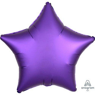 Plain Purple Star 20" Balloon