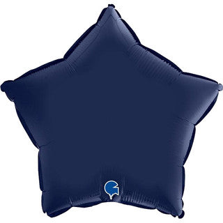 Plain Dark Blue Star 20" Balloon