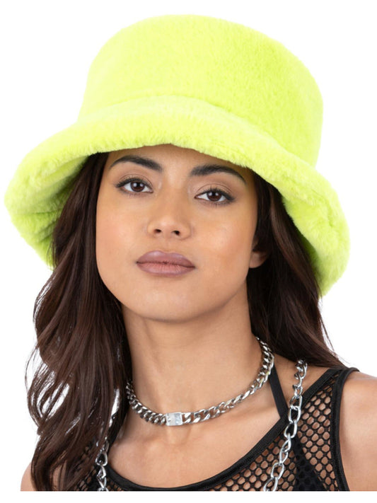 90's Fur Bucket Hat