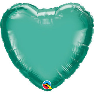 Plain Heart Chrome 18" Balloon