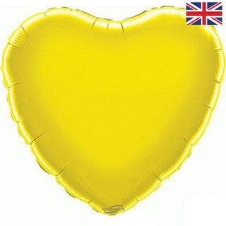 Plain Heart Yellow/ Gold/ Rose 18" Balloon
