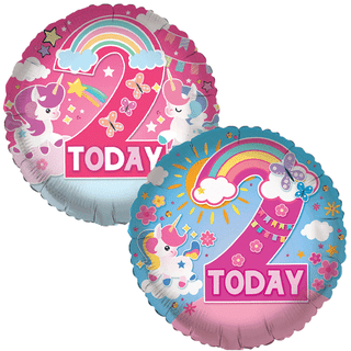 Age 2 Character 18" Foil Balloon