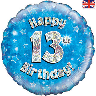 Age 13 Sparkle/ Character 18" Foil Balloon