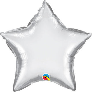 Plain Star Chrome 20" Balloon