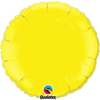 Plain Round Yellow/ Gold 18" Balloon