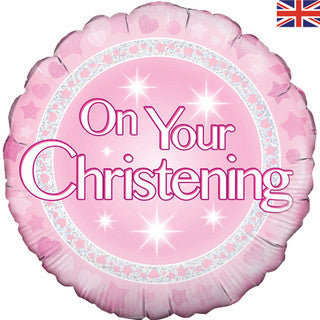 Christening 18" Foil Balloon