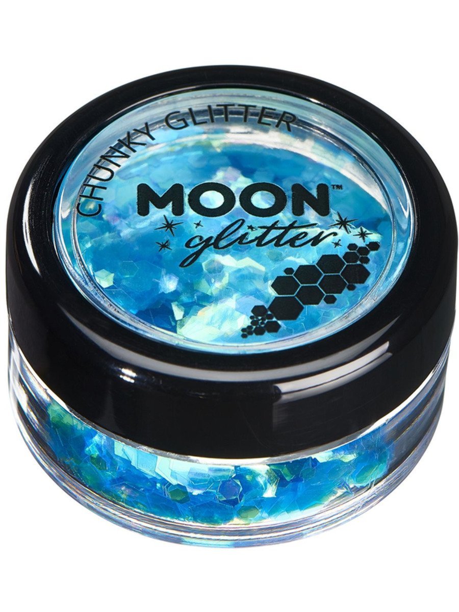 Moon Creations Face and Body Glitter Iridescent Chunky Pot