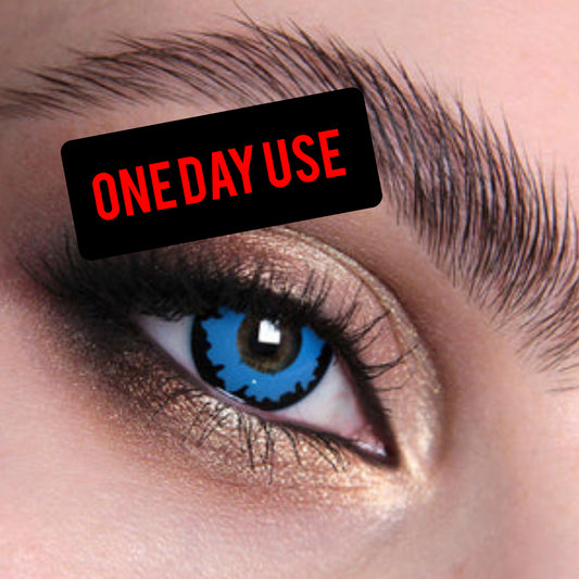 Mesmereyez Lestat Blue Contact Lenses- One Day Use