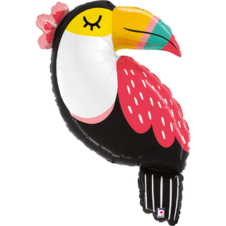 Tropical Toucan Supershape Foil Balloon