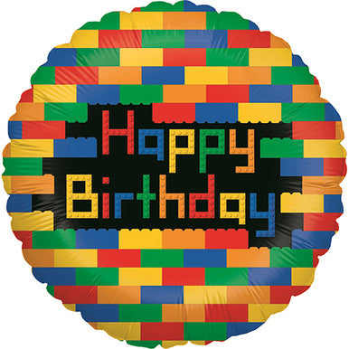 Gamer Blocks 18" Foil Balloon
