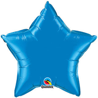 Plain Dark Blue Star 20" Balloon