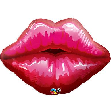 Red Lips Supershape Foil Balloon