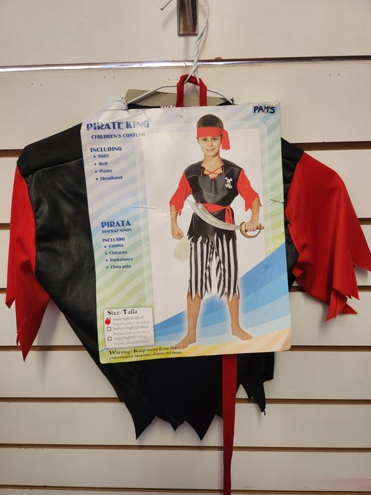Pirate King Child Costume 3-4