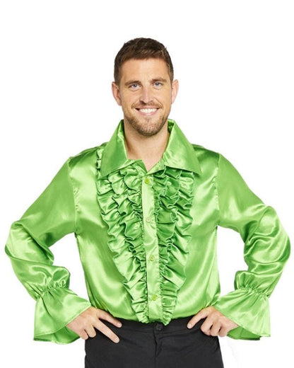 Satin Ruffled Shirt Costume