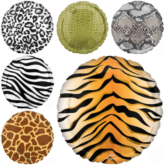 Animal Print 18" Foil Balloon