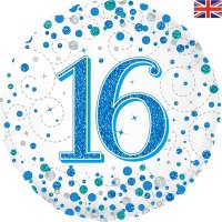 Age 16 Sparkling Fizz 18" Foil Balloon