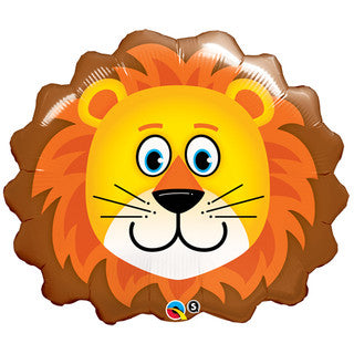 Lion Head Supershape Foil Balloon