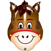 Horse Head Supershape Foil Balloon