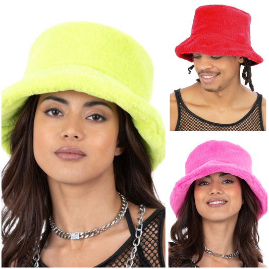 90's Fur Bucket Hat