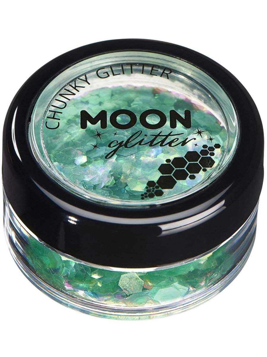 Moon Creations Face and Body Glitter Iridescent Chunky Pot