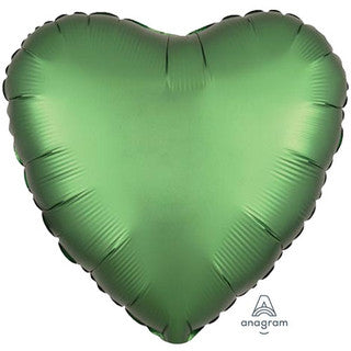 Plain Heart Green 18" Balloon