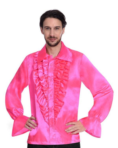 Satin Ruffled Shirt Costume
