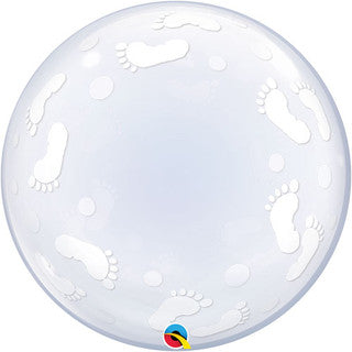 Baby Feet Deco Bubble Foil Balloon
