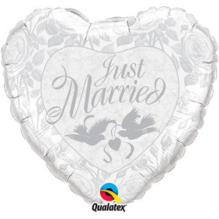 Just Married Supershape Foil Balloon