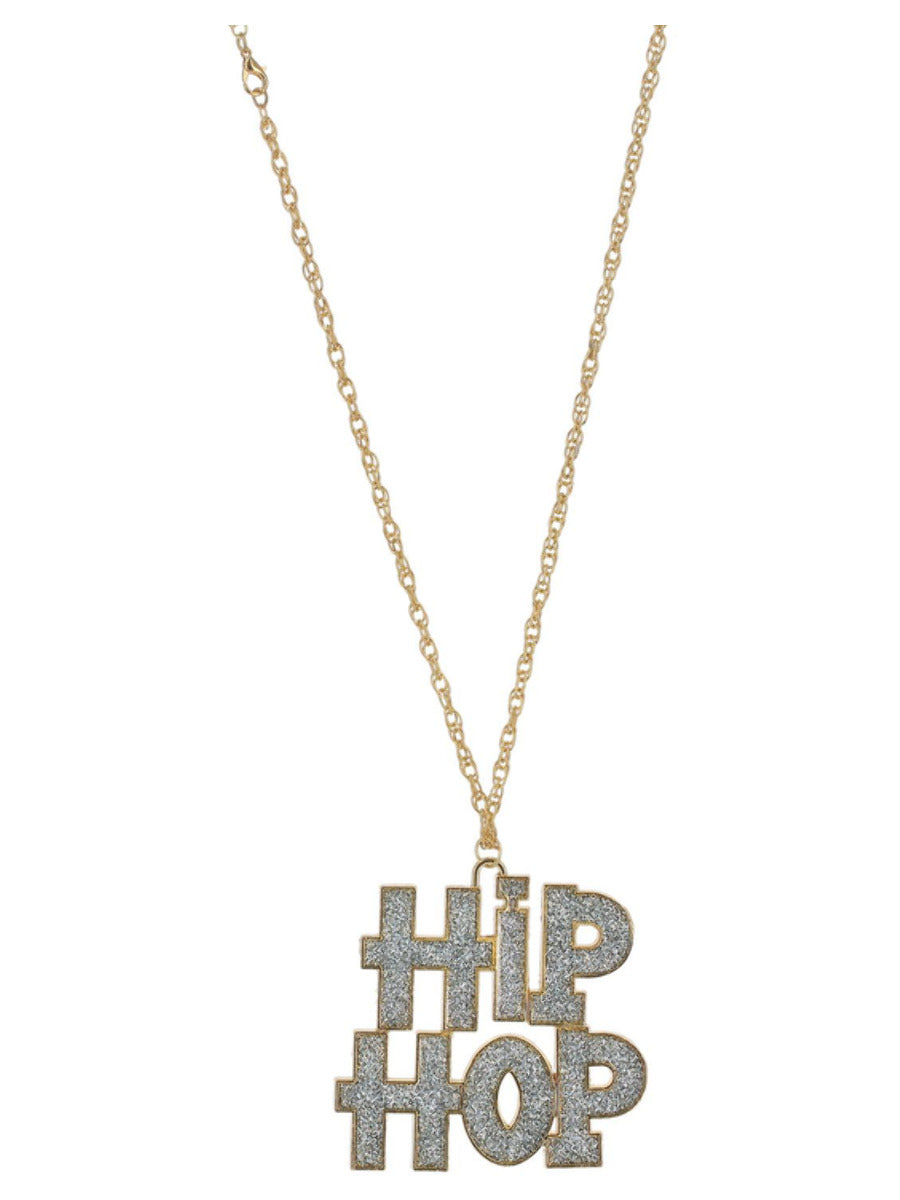 90's Hip Hop Bling Medallion Necklace