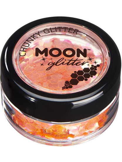 Moon Creations Face and Body Glitter Iridescent Chunky Pot