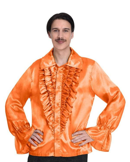 Satin Ruffled Shirt Costume