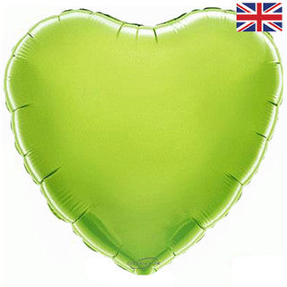 Plain Heart Green 18" Balloon