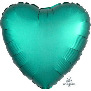 Plain Heart Green 18" Balloon