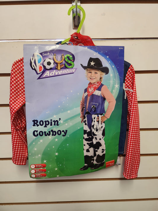 Ropin Cowboy Child Costume 3-4