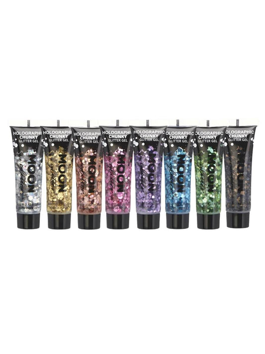 Moon Creations Face and Body Glitter Chunky Holographic Gel