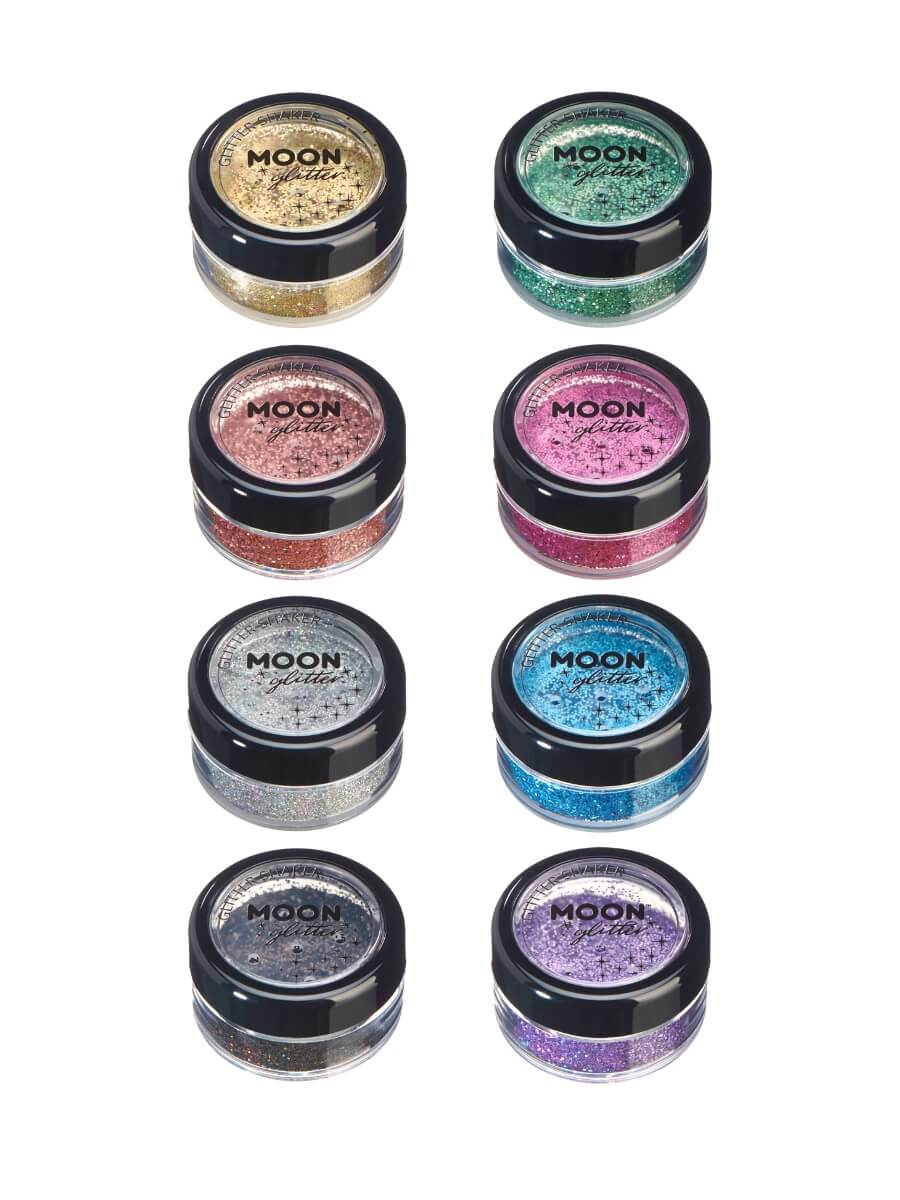 Moon Creations Face and Body Glitter Holographic Fine Shaker Pot