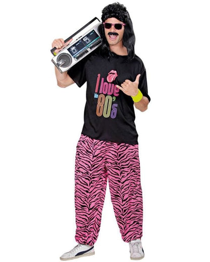 I Love 80s Man Costume